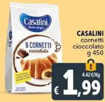Deco Supermercati CASALINI cornetti cioccolato g 450 offerta