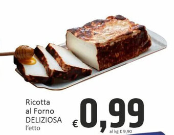 Paghi Poco Ricotta al Forno DELIZIOSA l'etto offerta