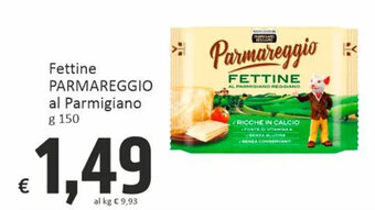 Paghi Poco Fettine PARMAREGGIO al Parmigiano g 150 offerta