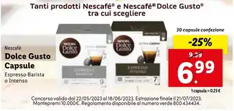 Lidl Nescafé Dolce Gusto Capsule offerta