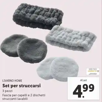 Lidl LIVARNO HOME Set per struccarsi 3 pezzi offerta