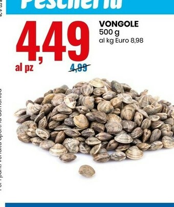 Eurospin Vongole offerta