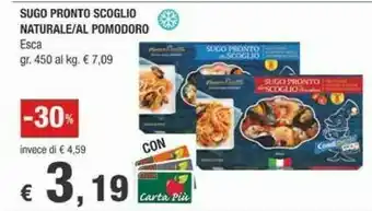 Crai Esca Sugo Pronto Scoglio Naturale / Al Pomodoro offerta
