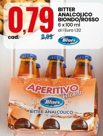 Eurospin Eurospin Bitter Analcolico Biondo / Rosso offerta