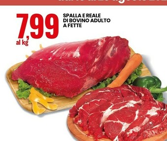 Eurospin Spalla E Reale Di Bovino Adulto A Fette offerta
