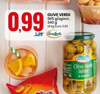 Eurospin Varia gusto Olive Verdi offerta