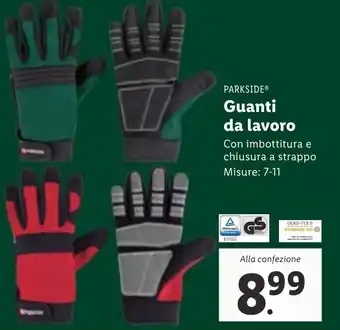 Lidl PARKSIDEⓇ Guanti da lavoro offerta