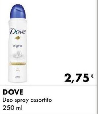 Iper Tosano DOVE Deo spray assortito 250 ml offerta