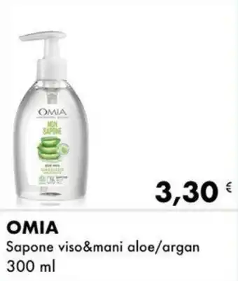 Iper Tosano ΟΜΙΑ Sapone viso&mani aloe/argan 300 ml offerta