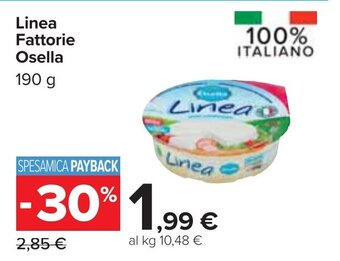 Carrefour Linea Fattorie Osella 190 g offerta