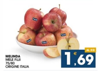 SeBón Supermercati MELINDA MELE FUJI 75/80 ORIGINE ITALIA offerta