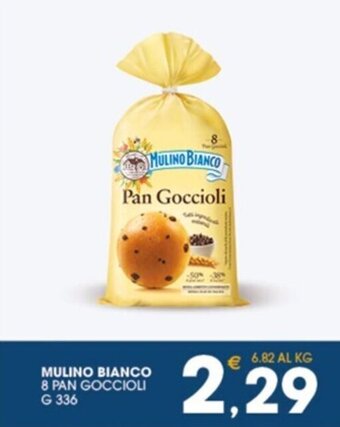 SeBón Supermercati MULINO BIANCO 8 PAN GOCCIOLI G 336 offerta