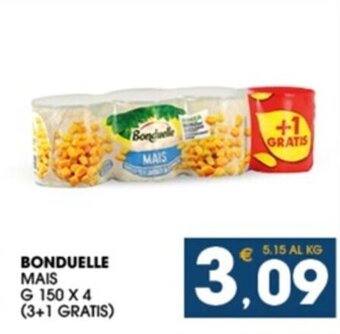 SeBón Supermercati BONDUELLE MAIS G 150 X 4 (3+1 GRATIS) offerta