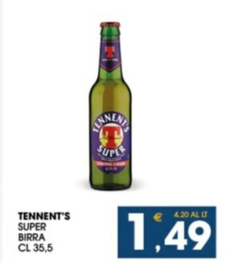 SeBón Supermercati TENNENT'S SUPER BIRRA CL 35,5 offerta
