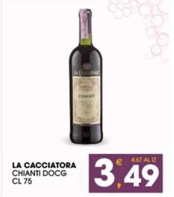 SeBón Supermercati LA CACCIATORA CHIANTI DOCG CL 75 offerta