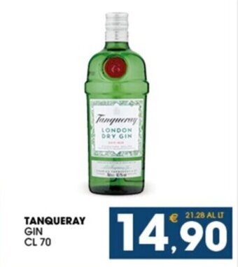 SeBón Supermercati TANQUERAY GIN CL 70 offerta