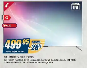 TCL Smart TV QLED 50C715