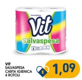 SeBón Supermercati VIT SALVASPESA CARTA IGIENICA 4 ROTOLI offerta