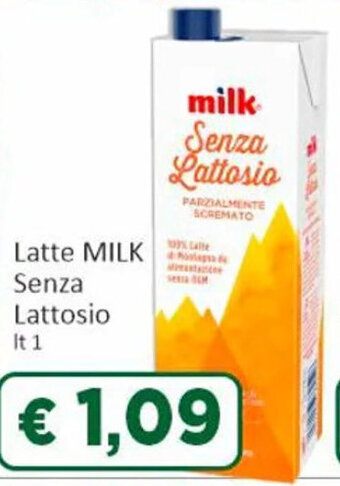 Paghi Poco Latte MILK Senza Lattosio lt 1 offerta