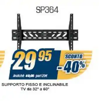 Sinergy Munari Supporto FI550 E Inclinabile TV offerta