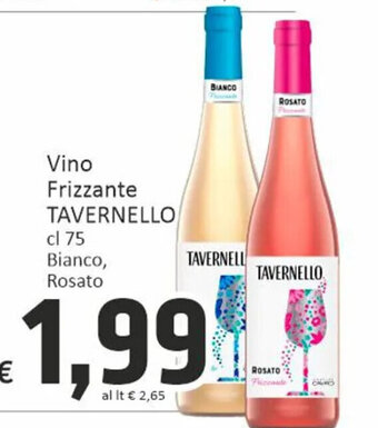 Paghi Poco Vino Frizzante TAVERNELLO cl 75 Bianco, Rosato offerta