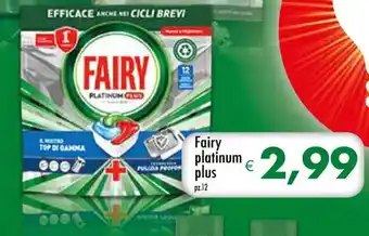 Famila Superstore Fairy platinum plus pz.12 offerta