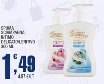 Splendidi e Splendenti SPUMA SCIAMPAGNA INTIMO DELICATO/LENITIVO 300 ML offerta