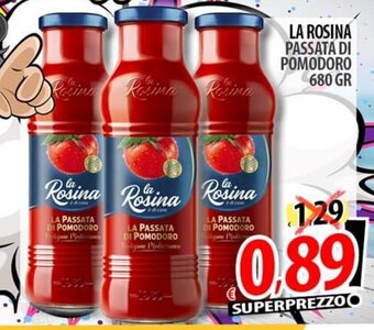 Il Genio Supermercato LA ROSINA PASSATA DI POMODORO 680 GR offerta