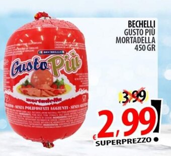 Il Genio Supermercato BECHELLI GUSTO PIÙ MORTADELLA 450 GR offerta