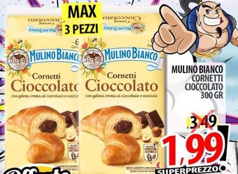 Il Genio Supermercato MULINO BIANCO CORNETTI CIOCCOLATO 300 GR offerta