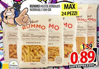 RUMMO PASTA FORMATI NORMALI 500 GR