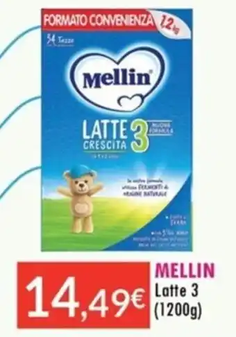 Sanitaria Demma MELLIN Latte 3 (1200g) offerta