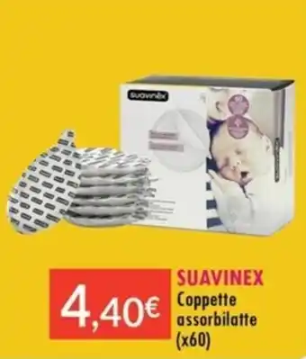 SUAVINEX Coppette assorbilatte (x60)