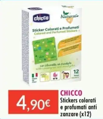 CHICCO Stickers colorati e profumati anti zanzare (x12)