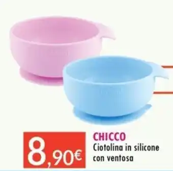 CHICCO Ciotolina in silicone con ventosa