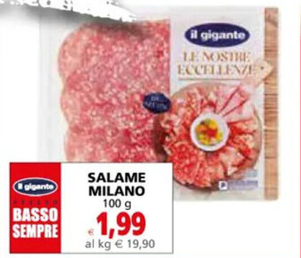 Il Gigante Il gigante SALAME MILANO 100 g offerta