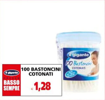 Il gigante 100 BASTONCINI COTONATI