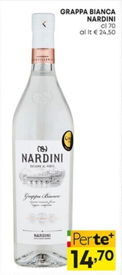 Pam GRAPPA BIANCA NARDINI cl 70 offerta