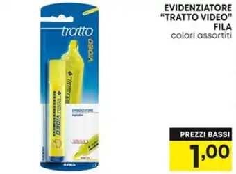 EVIDENZIATORE "TRATTO VIDEO" FILA colori assortiti