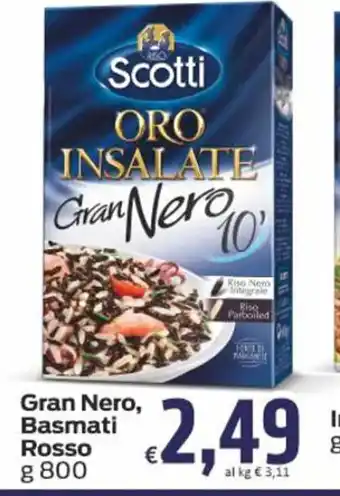 Gran Nero Basmati Rosso g 800
