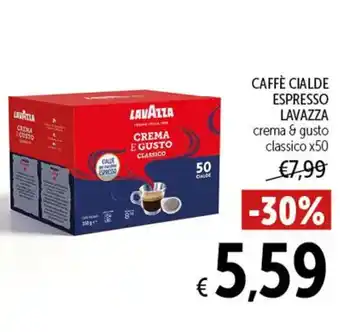 Spazio Conad CAFFÈ CIALDE ESPRESSO LAVAZZA crema & gusto classico x50 offerta