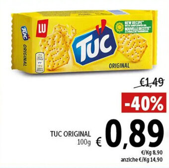 Spazio Conad TUC ORIGINAL 100g offerta