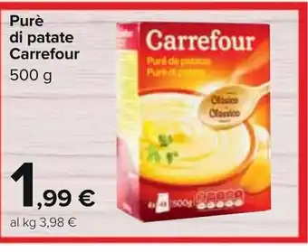 Carrefour Purè di patate Carrefour 500 g offerta