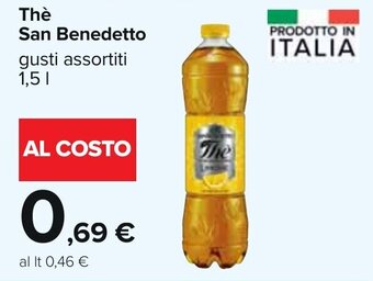 Carrefour Thè San Benedetto gusti assortiti 1,5 l offerta