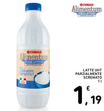 Spazio Conad LATTE UHT PARZIALMENTE SCREMATO 1 l offerta