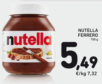 Spazio Conad NUTELLA FERRERO 750 g offerta