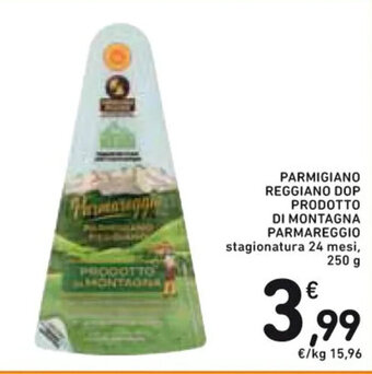 Spazio Conad PARMIGIANO REGGIANO DOP PRODOTTO DI MONTAGNA PARMAREGGIO stagionatura 24 mesi, 250 g offerta