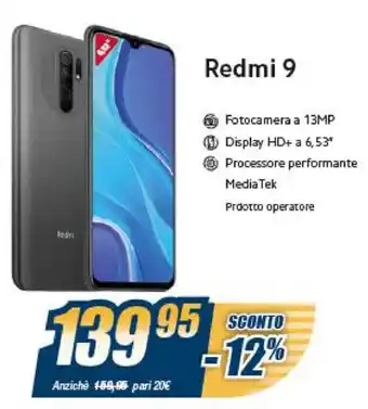 Sinergy Redmi 9 offerta