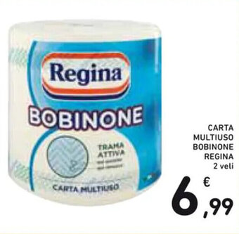 Spazio Conad CARTA MULTIUSO BOBINONE REGINA 2 veli offerta