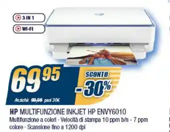 Sinergy Hp Multifunzione Inkjet HP ENVY6010 offerta